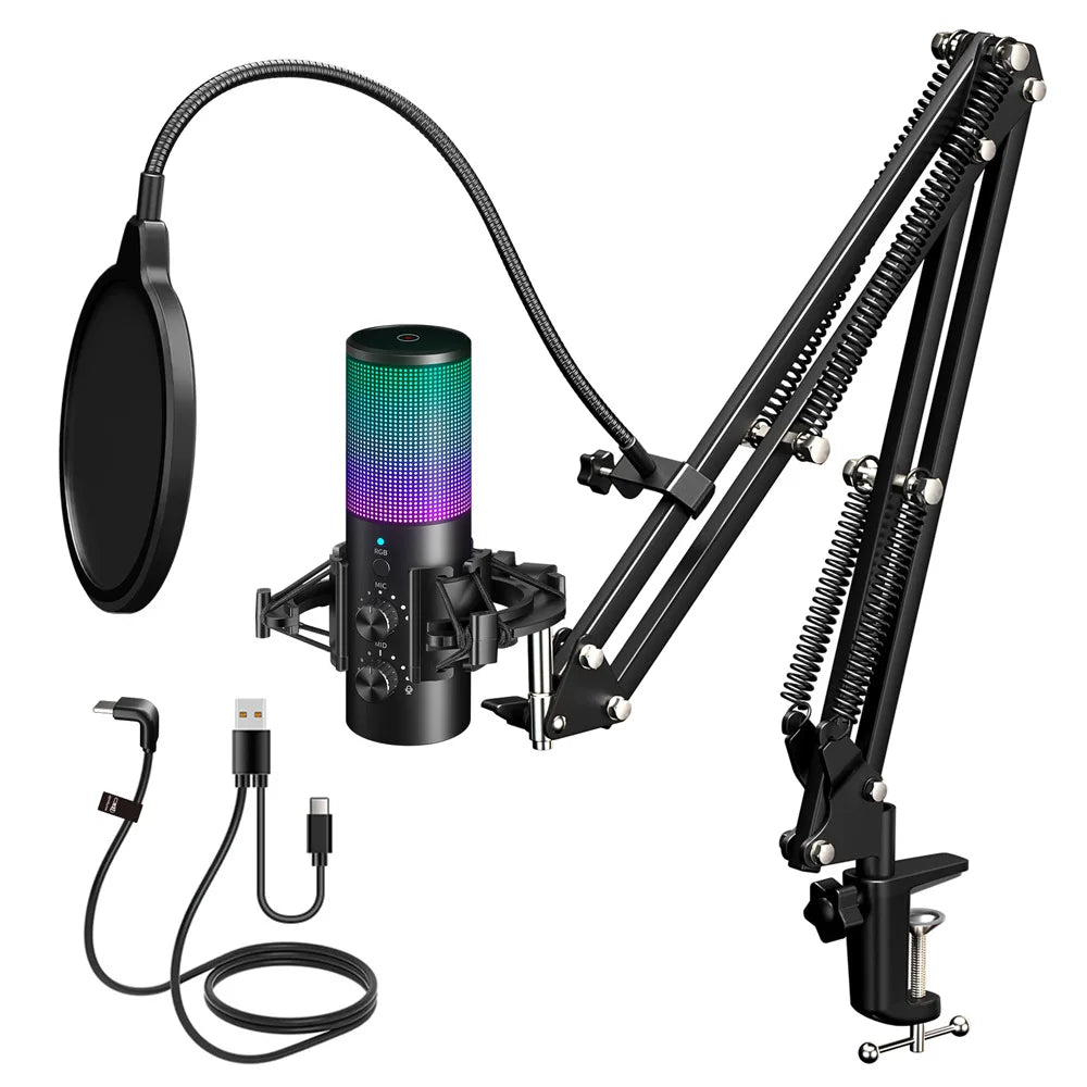 USB Microphone with boom.