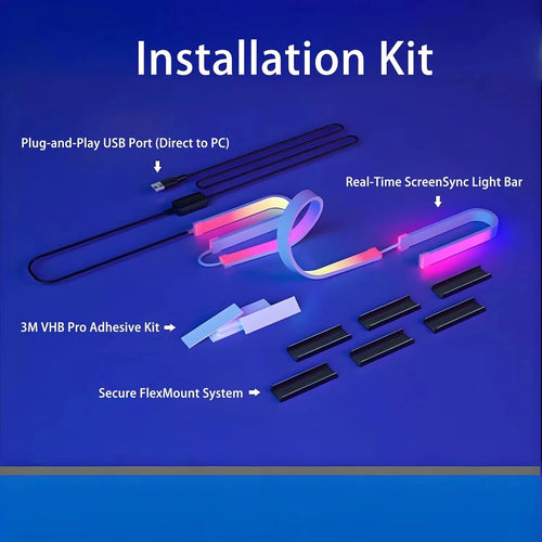 24-34inch Monitor LED RGBIC Backlight kit.