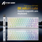 ATTACK SHARK X68HE 8KHz Wired Magnetic Gaming  Keyboard.