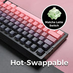 MCHOSE G75 Pro Wireless Mechanical Keyboard.