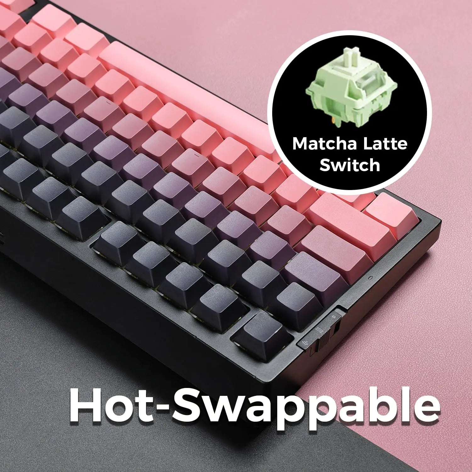 MCHOSE G75 Pro Wireless Mechanical Keyboard.