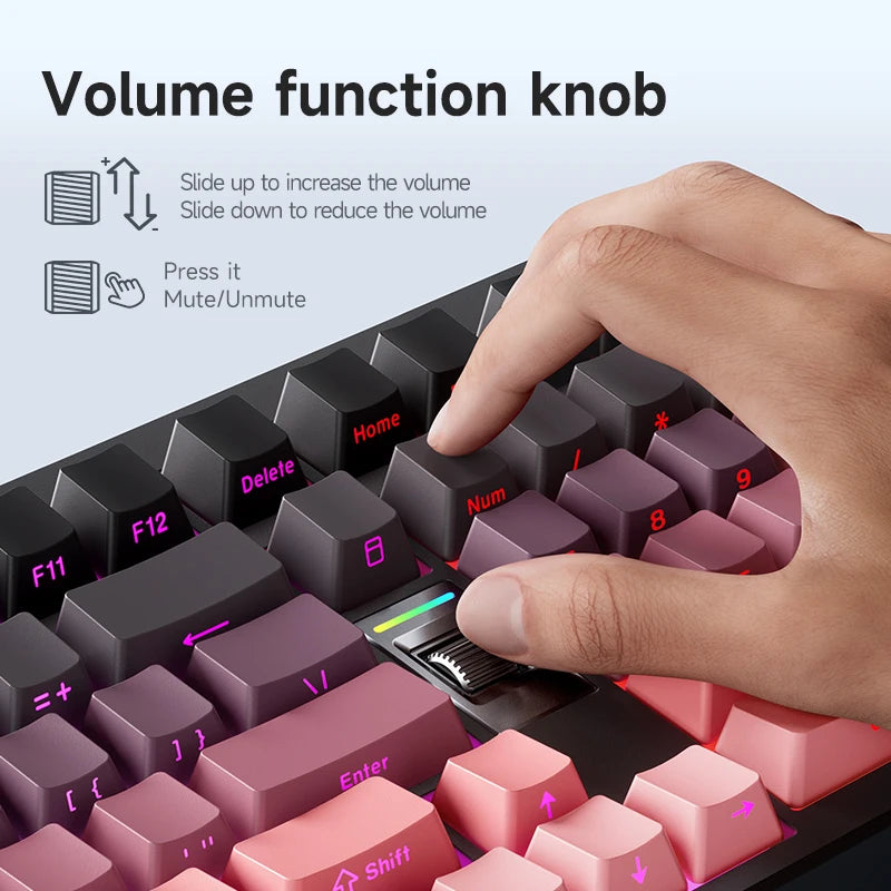 MCHOSE G98V2 Wireless Mechanical Keyboard.