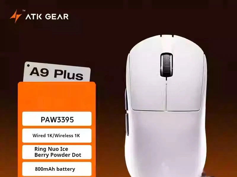 ATK A9 Wireless Gaming Mouse Tri-Mode.
