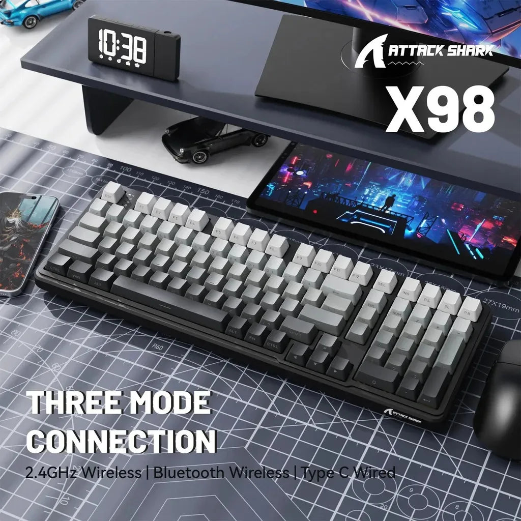 Attack Shark X98 Wireless Mechanical Keyboard.