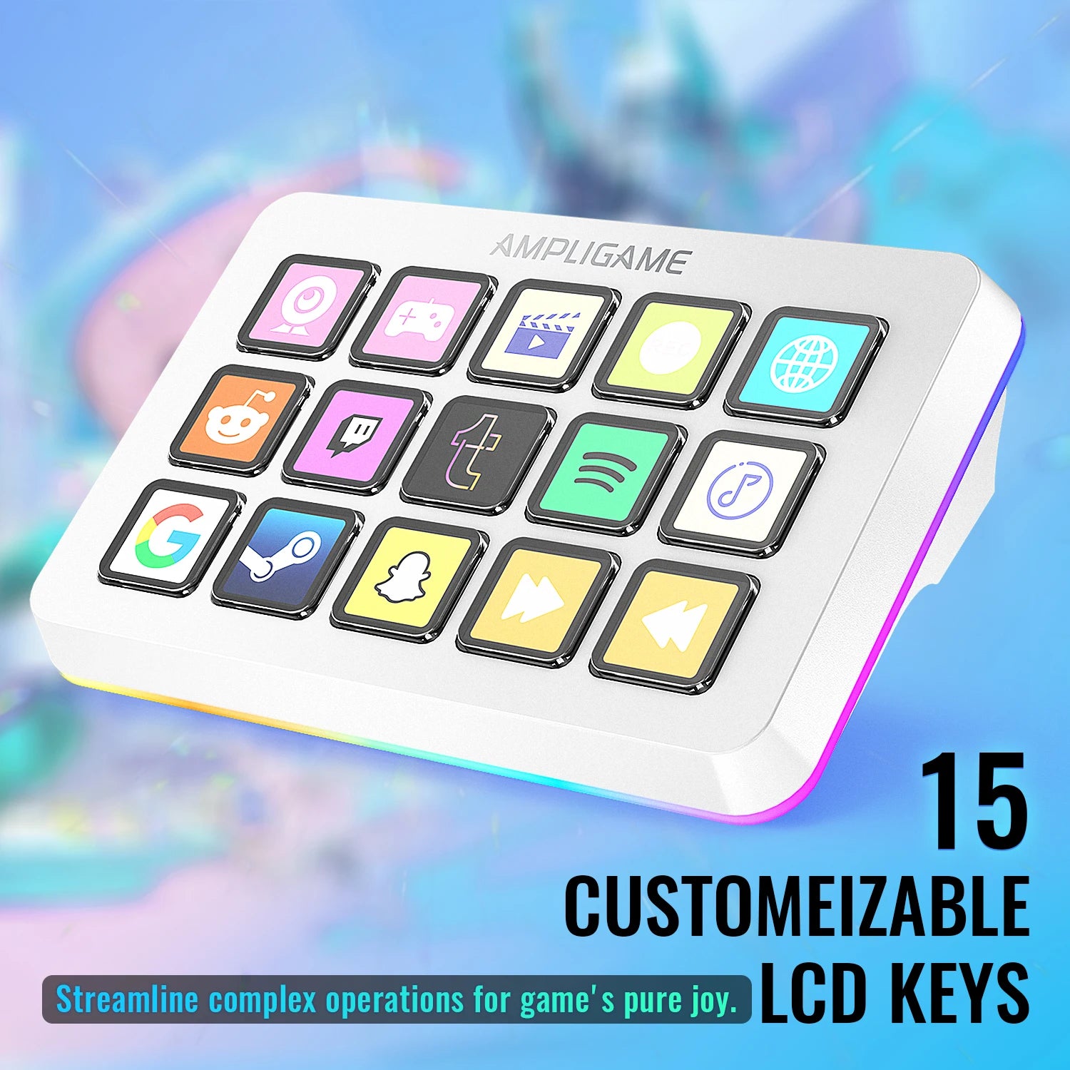 FIFINE D6 15-Key Programmable Macro Board.