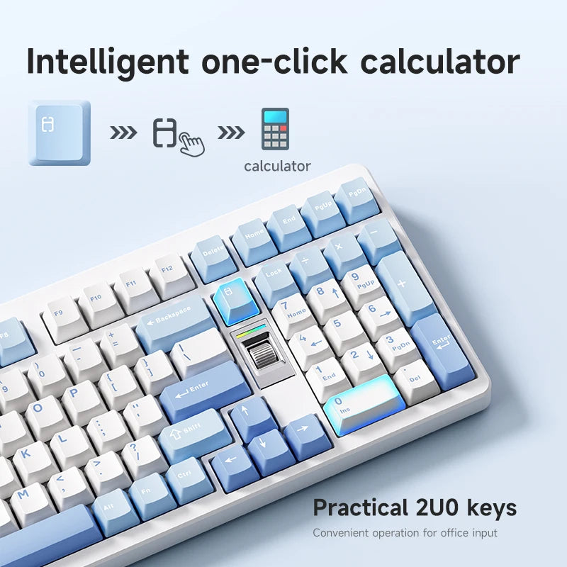 MCHOSE G98V2 Wireless Mechanical Keyboard.