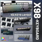 Attack Shark X98 Wireless Mechanical Keyboard.