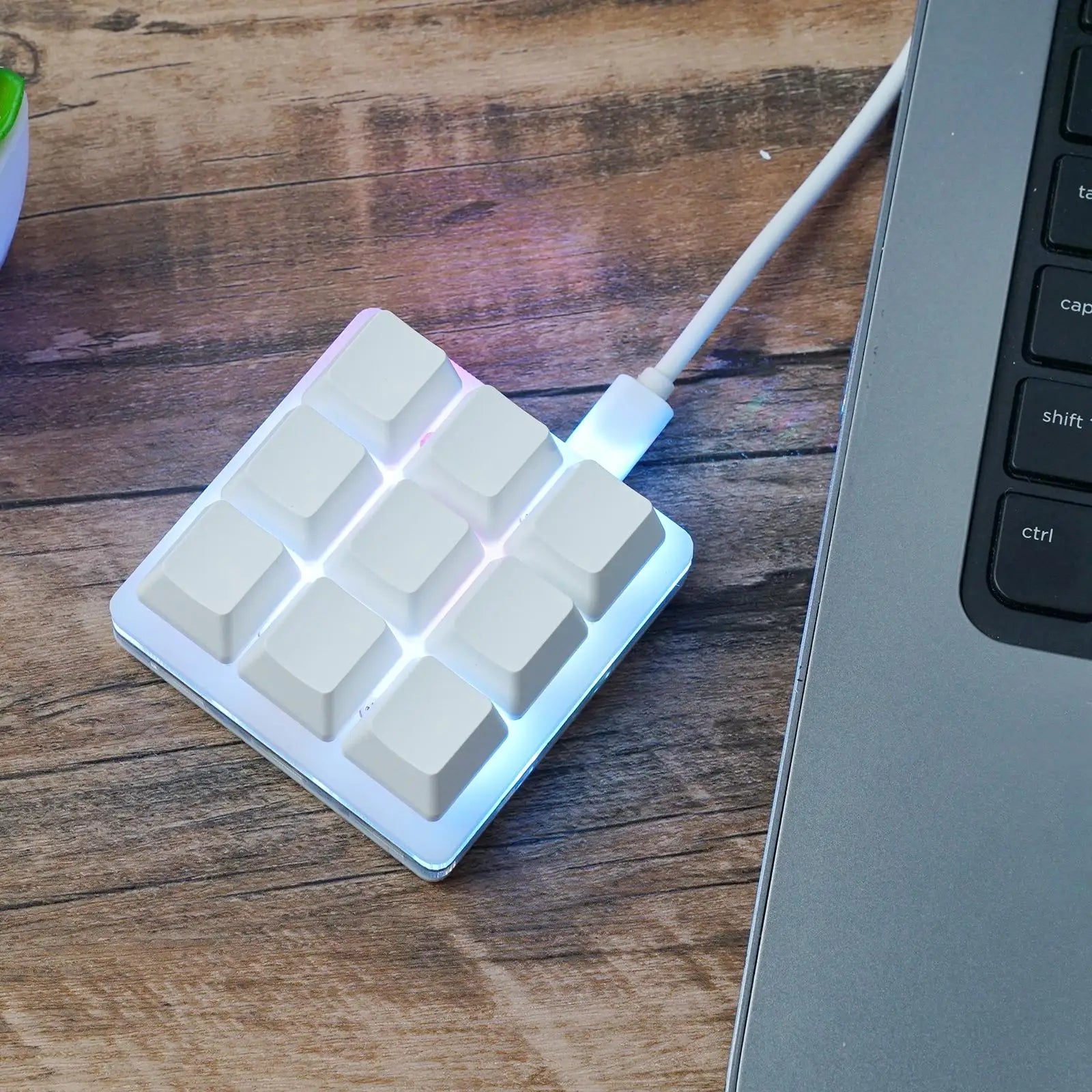 9 Keys RGB Macropad Mechanical Keyboard.