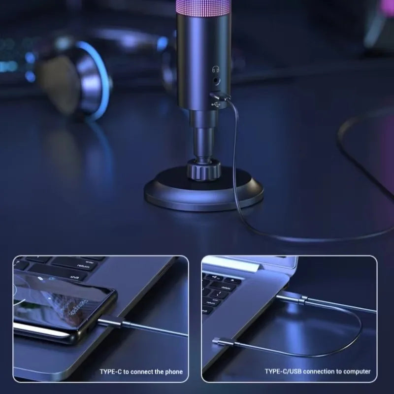 USB Microphone with boom.