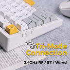 MCHOSE G75 Pro Wireless Mechanical Keyboard.