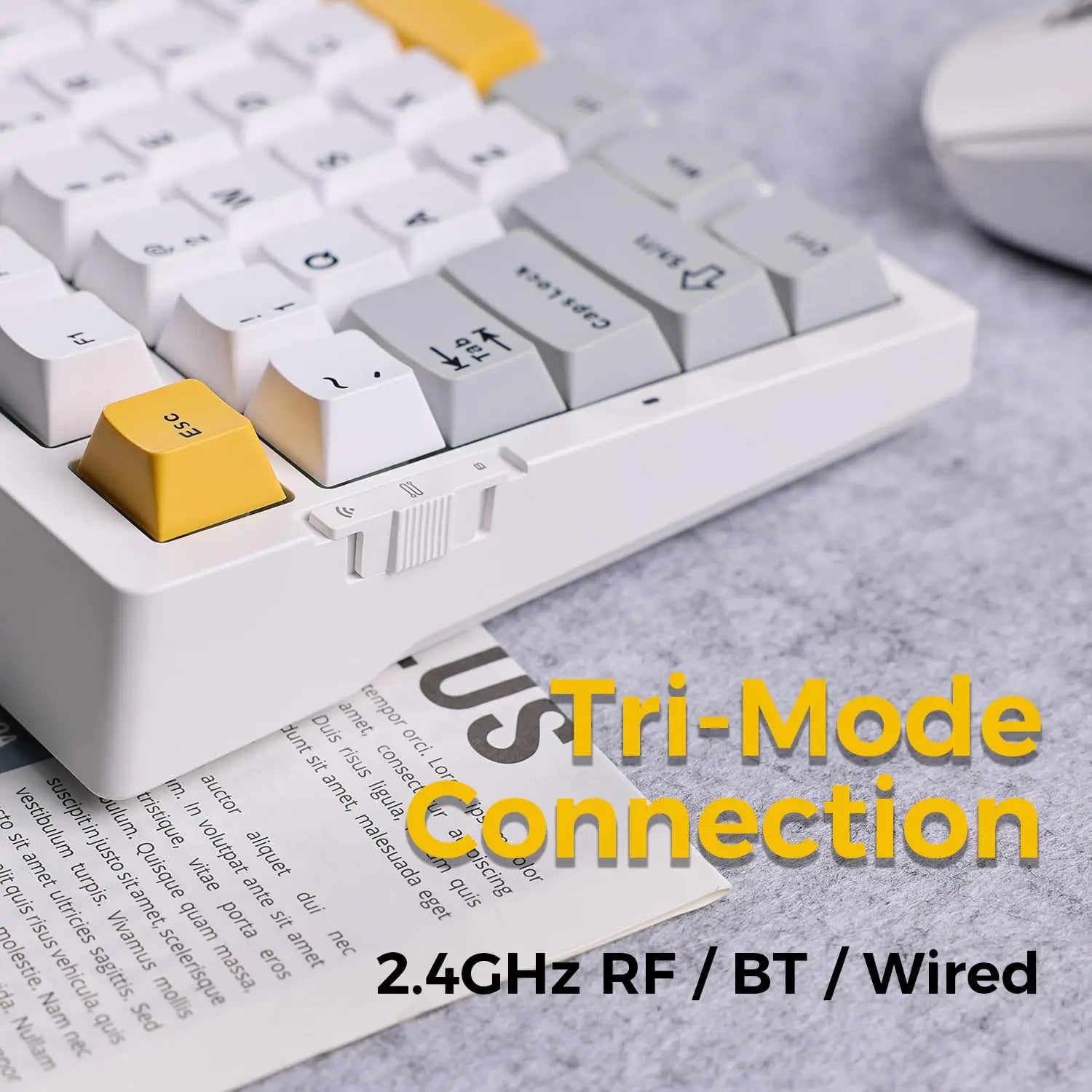 MCHOSE G75 Pro Wireless Mechanical Keyboard.