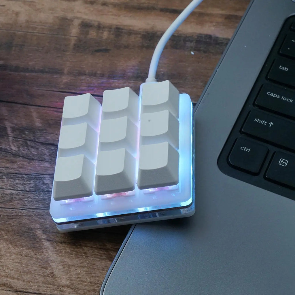 9 Keys RGB Macropad Mechanical Keyboard.