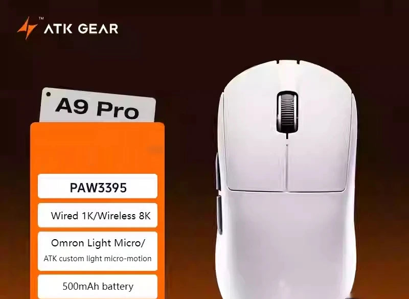 ATK A9 Wireless Gaming Mouse Tri-Mode.