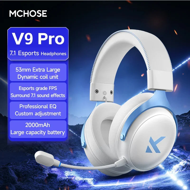 MCHOSE V9 pro Wireless Gaming Headset.