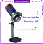 USB microphone with stand.
