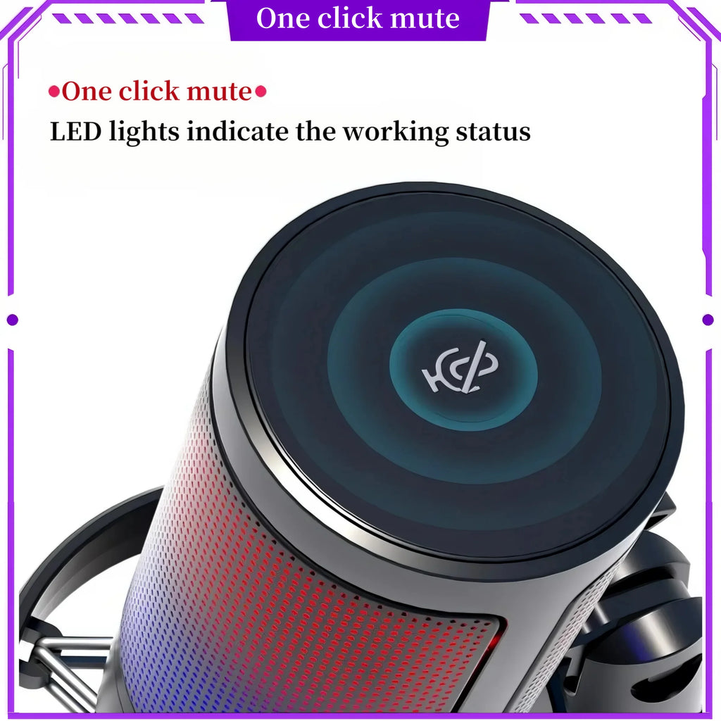 USB microphone with stand.