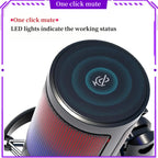 USB microphone with stand.