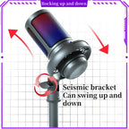 USB microphone with stand.