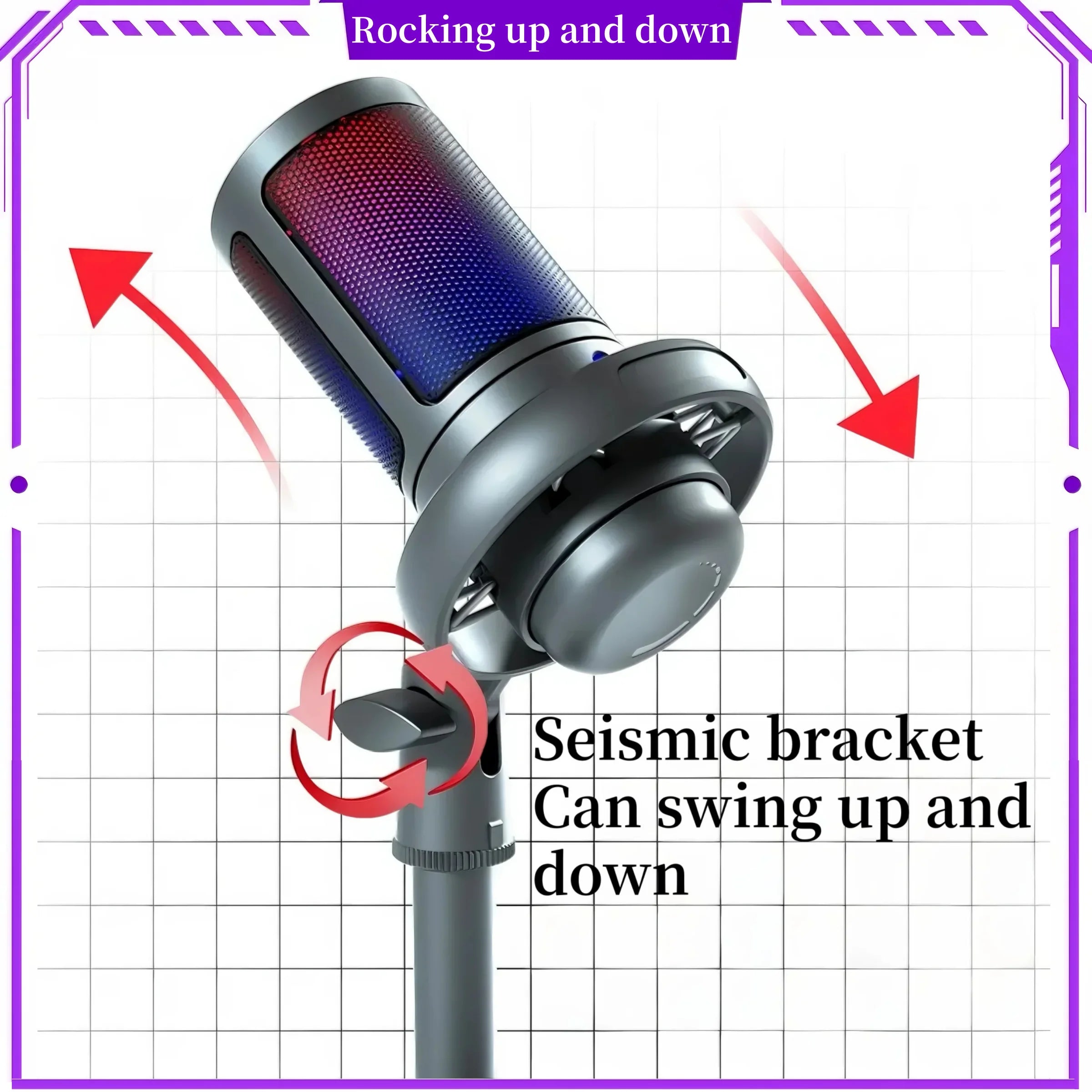 USB microphone with stand.