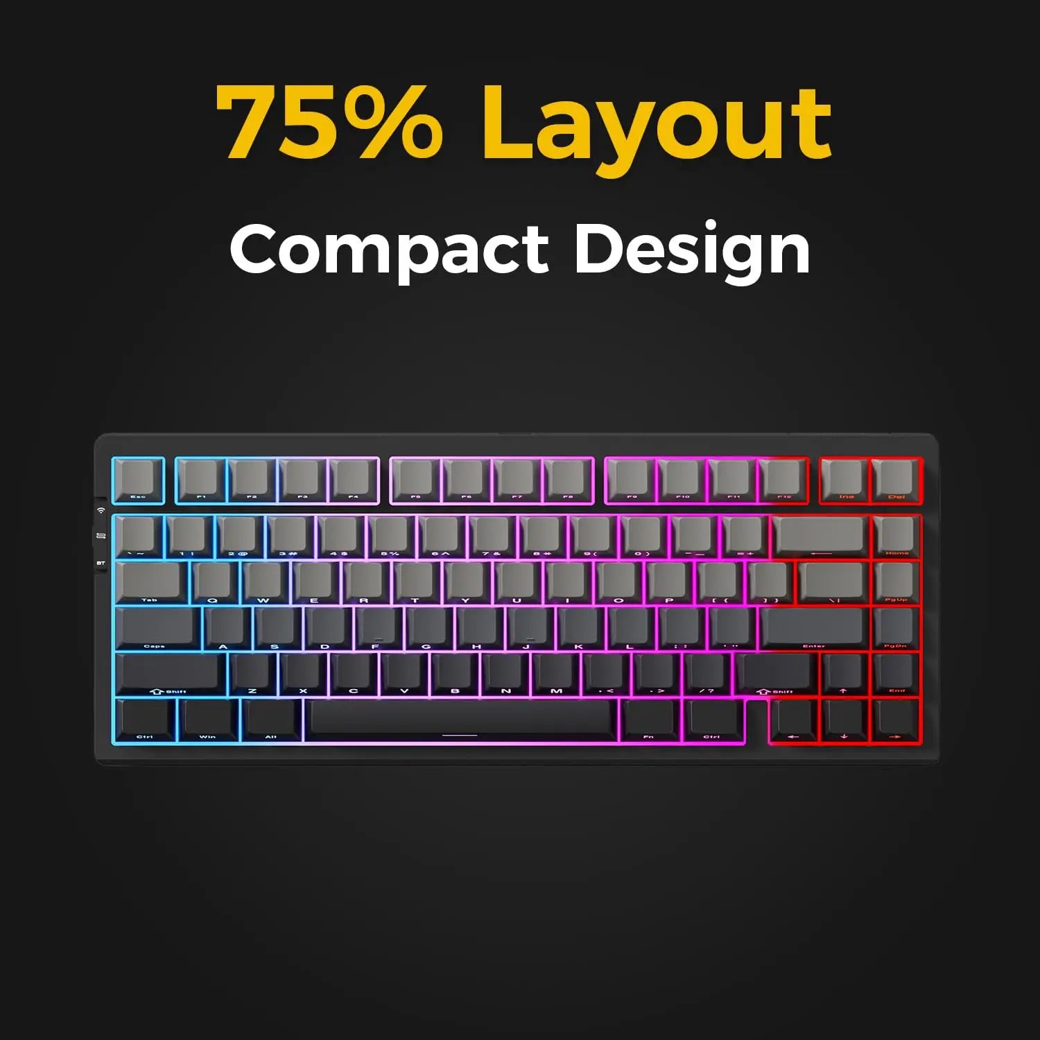 MCHOSE G75 Pro Wireless Mechanical Keyboard.