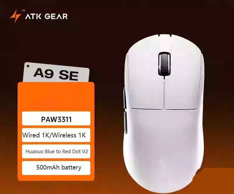 ATK A9 Wireless Gaming Mouse Tri-Mode.