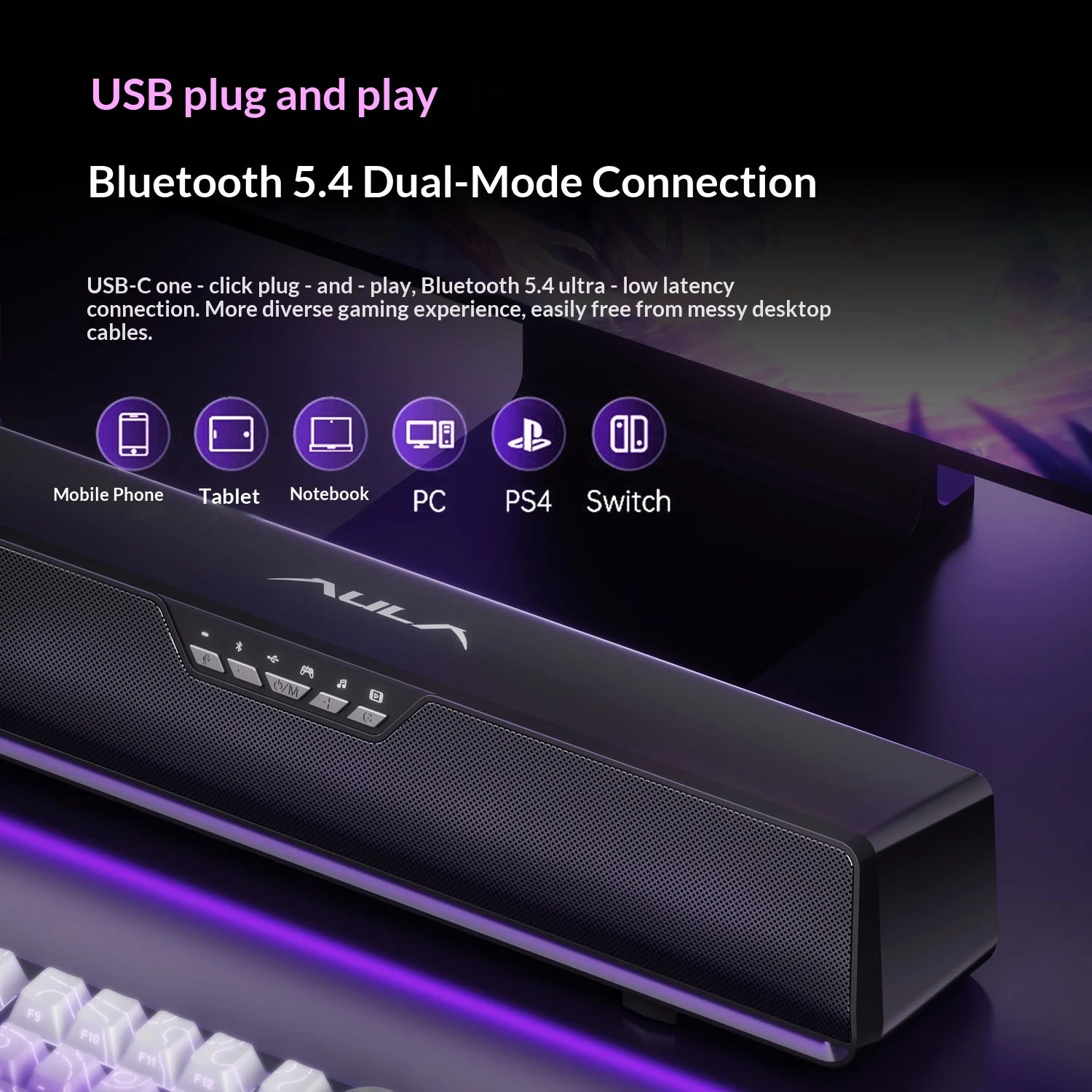 AULA GS6Pro Desktop Speaker.