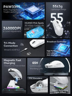 Attack Shark X6 Tri-mode gaming mouse.